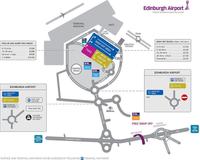 Edinburgh Airport Terminal area map