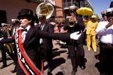 Second Line band in New Orleans