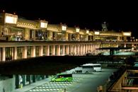 Milan Malpensa Airport at night